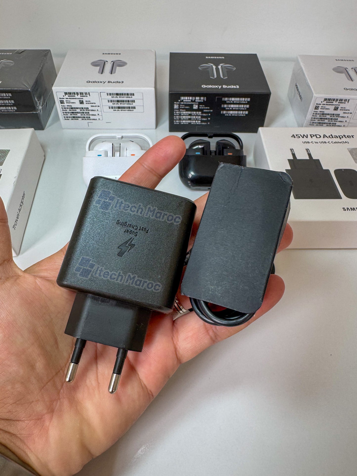 Pack Galaxy Buds 3 + Chargeur 45W